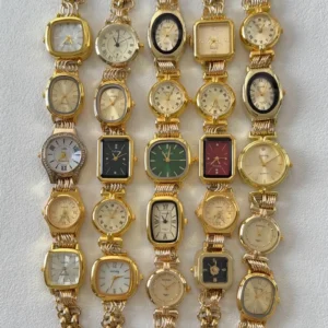 Statement handmade watch choker necklace popular with celebrities like Megan Thee Stallion
