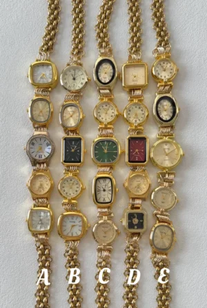 Statement handmade watch choker necklace popular with celebrities like Megan Thee Stallion