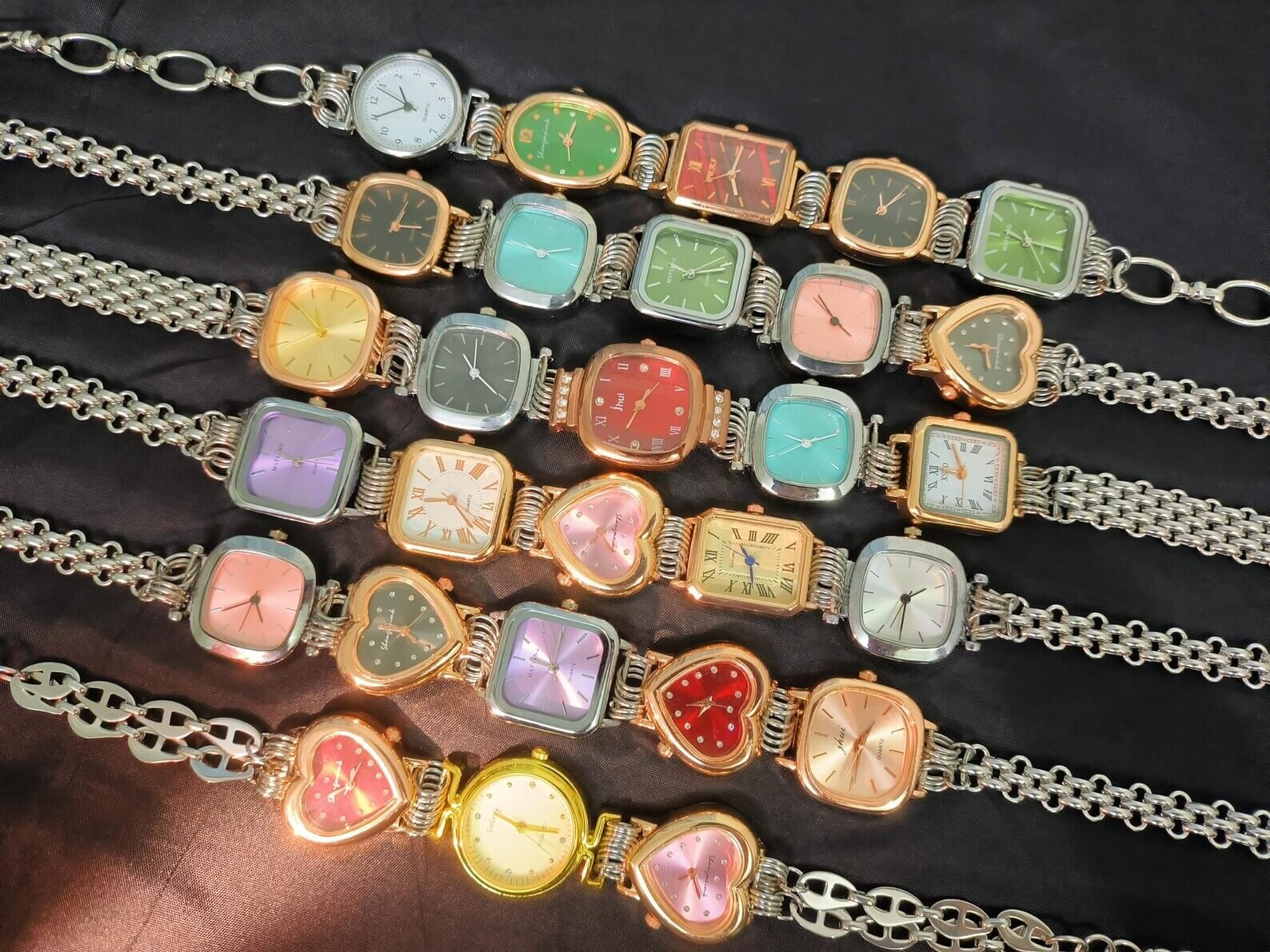 Handmade watch choker necklace ideal for rave and festival fashion