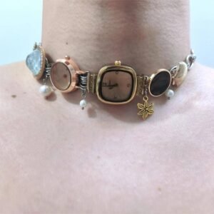 Handmade pendant watch choker necklace a must-have for fans of Selena Gomez