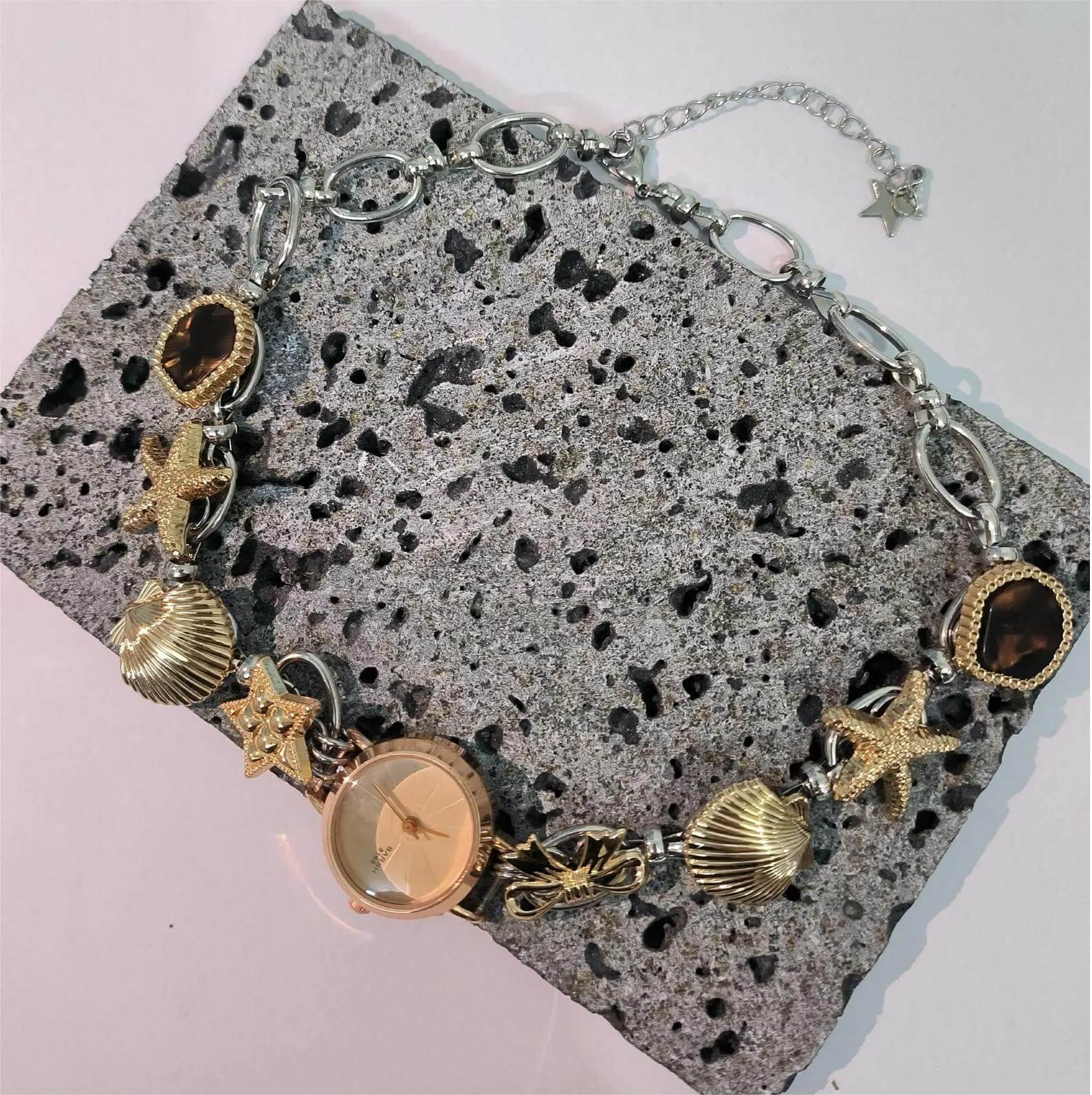Buy luxury handmade watch choker necklace a viral accessory loved by Megan Thee Stallion