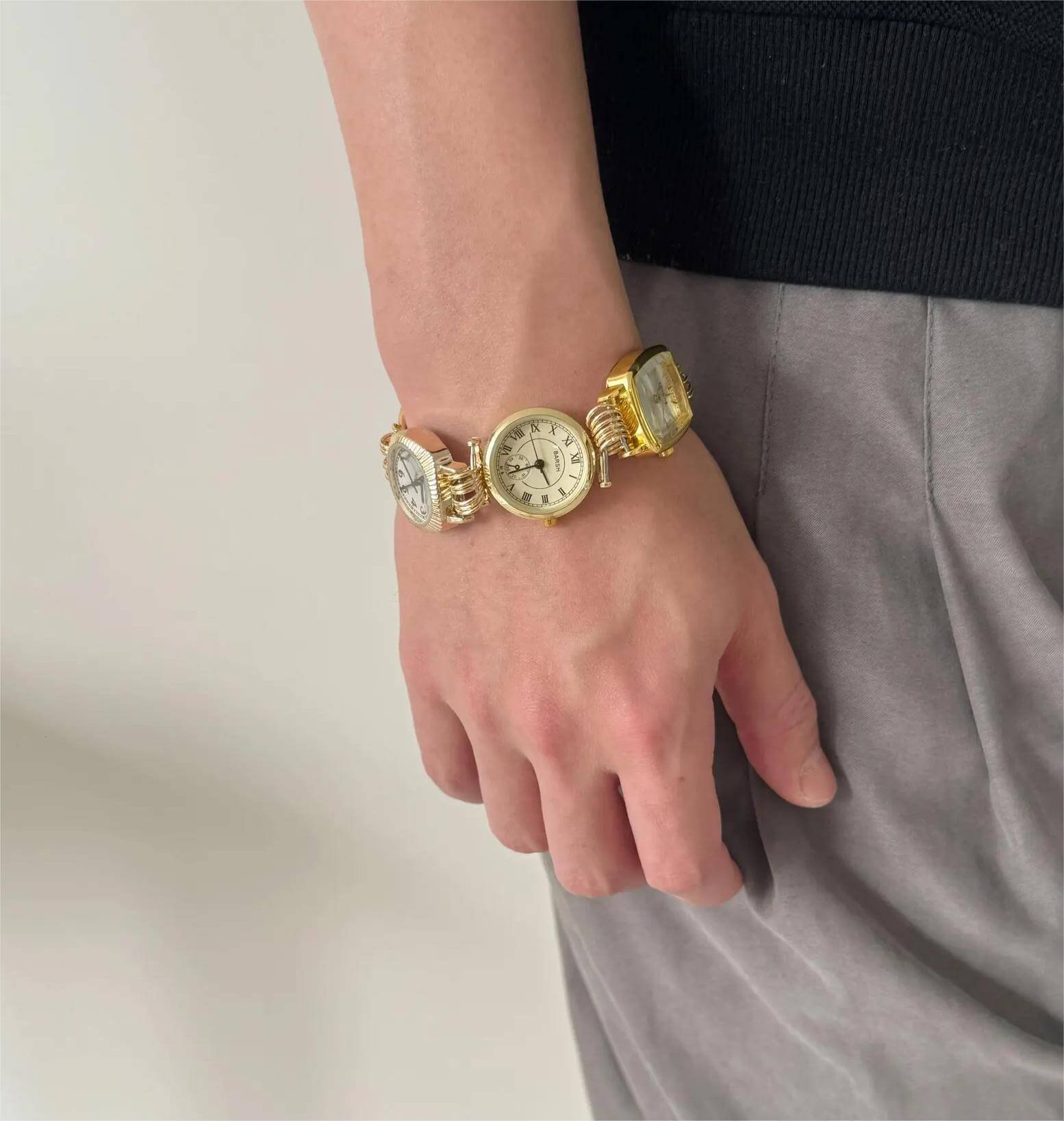 Handmade formal watch choker necklace a timeless piece inspired by Emma Chamberlain