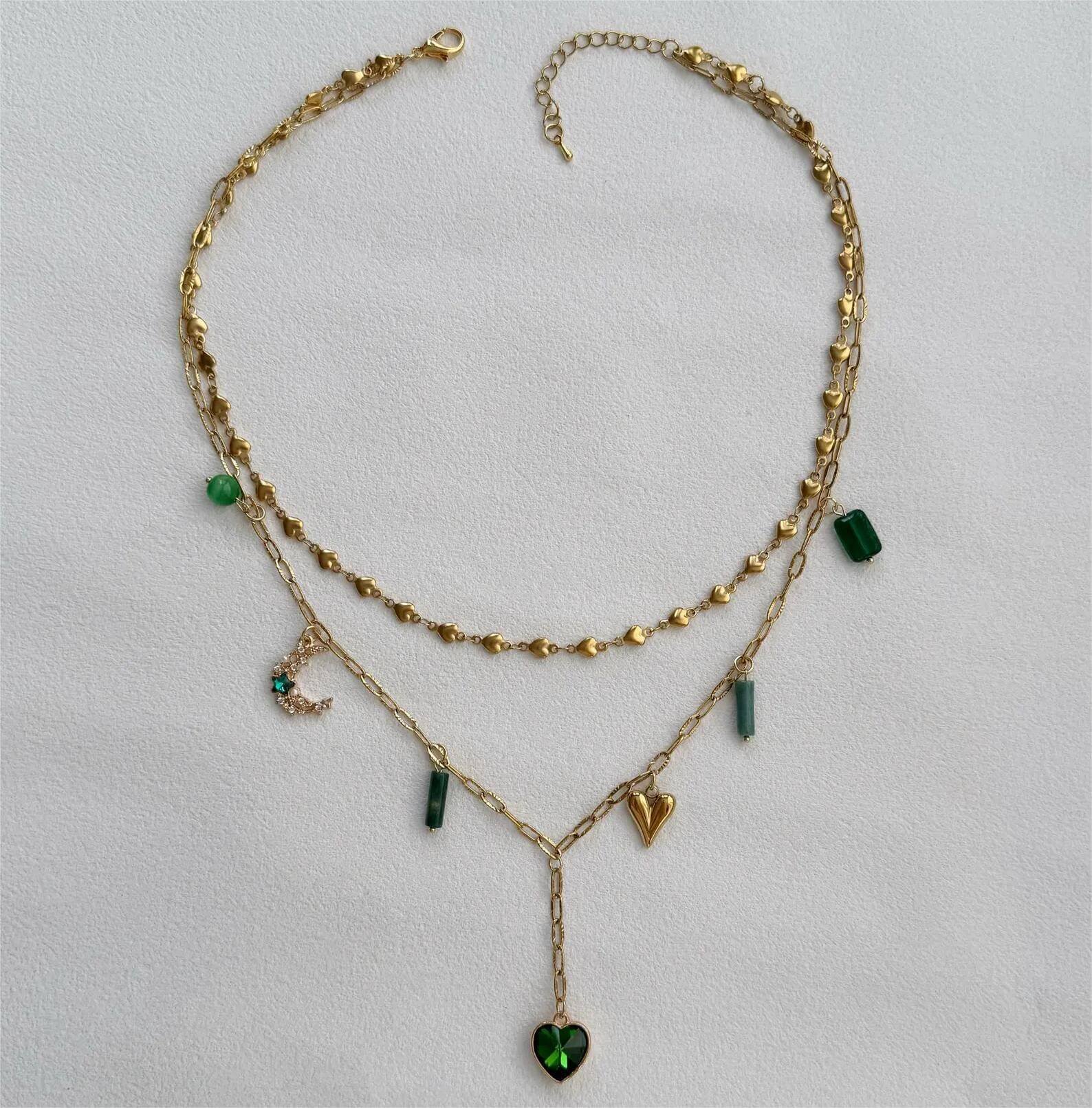 Layered handmade watch choker necklace a must-have for fans of Selena Gomez