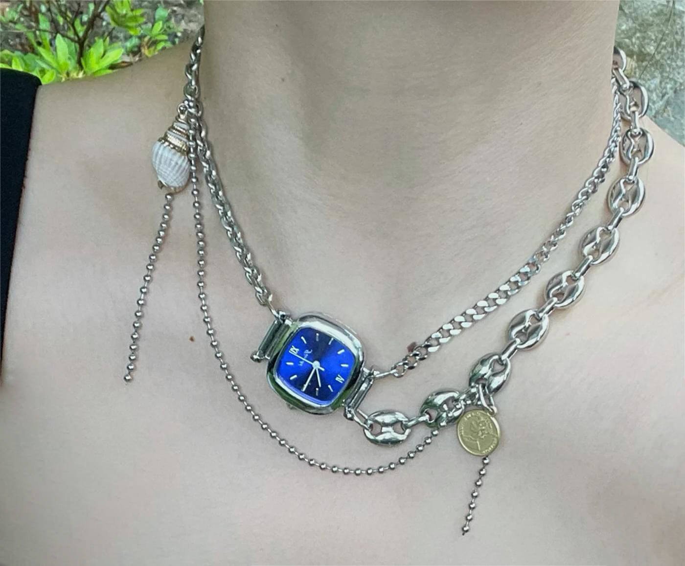 Buy luxury handmade watch choker necklace a timeless piece inspired by Rihanna