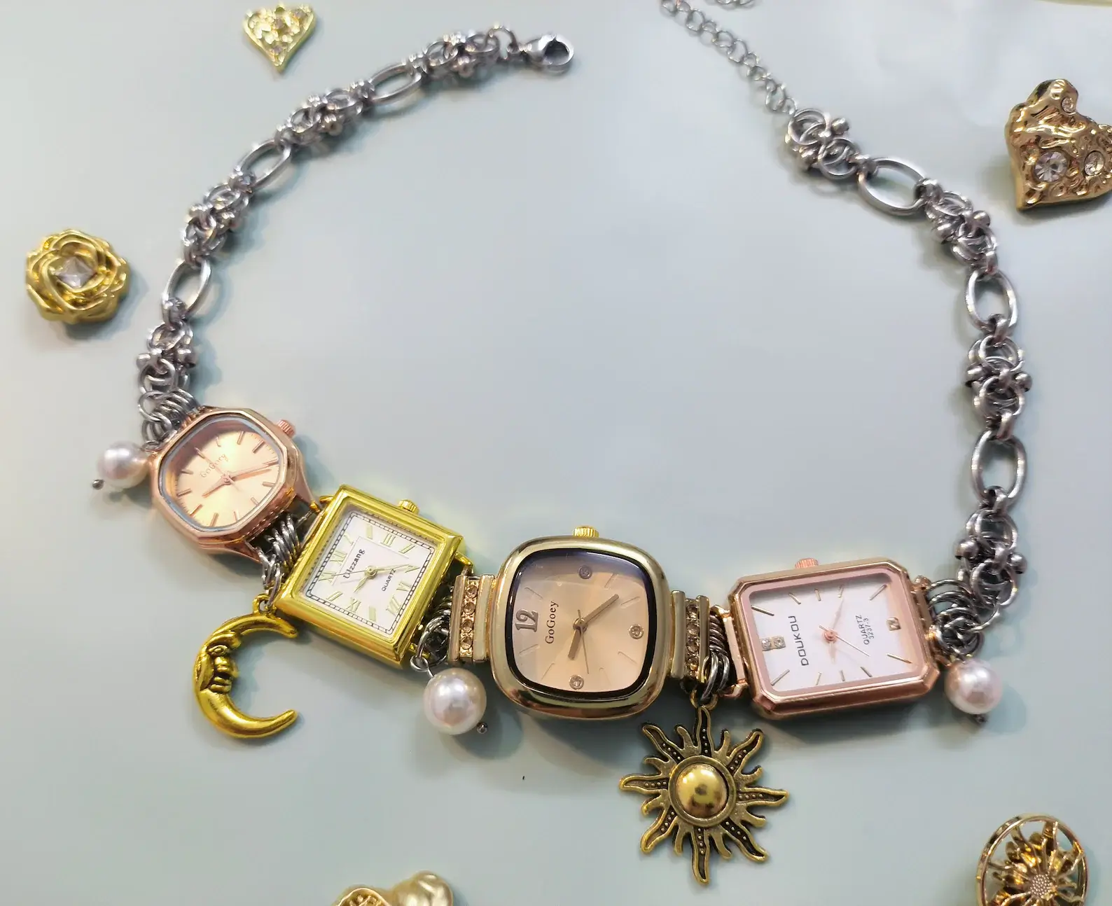Handmade adjustable band watch choker necklace trending on Etsy and Amazon