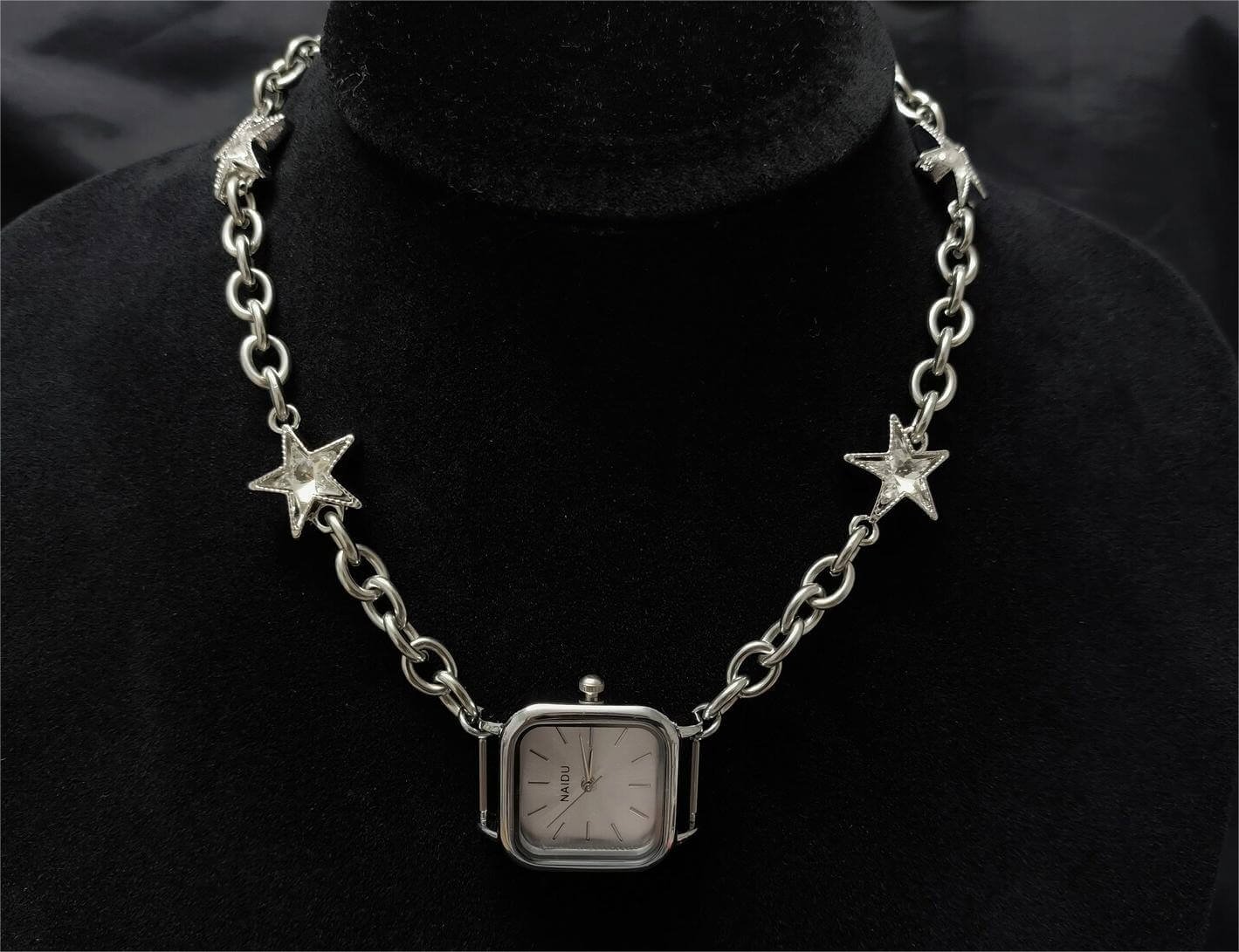 Buy luxury handmade watch choker necklace with adjustable band