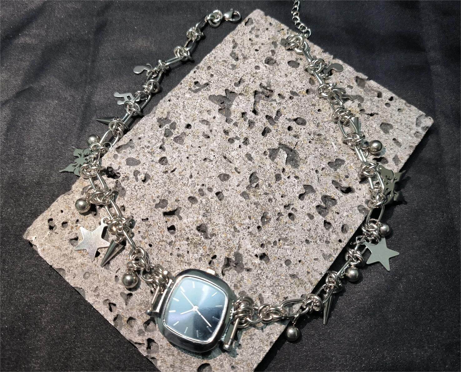 Minimalist handmade watch choker necklace trending on Etsy and Amazon