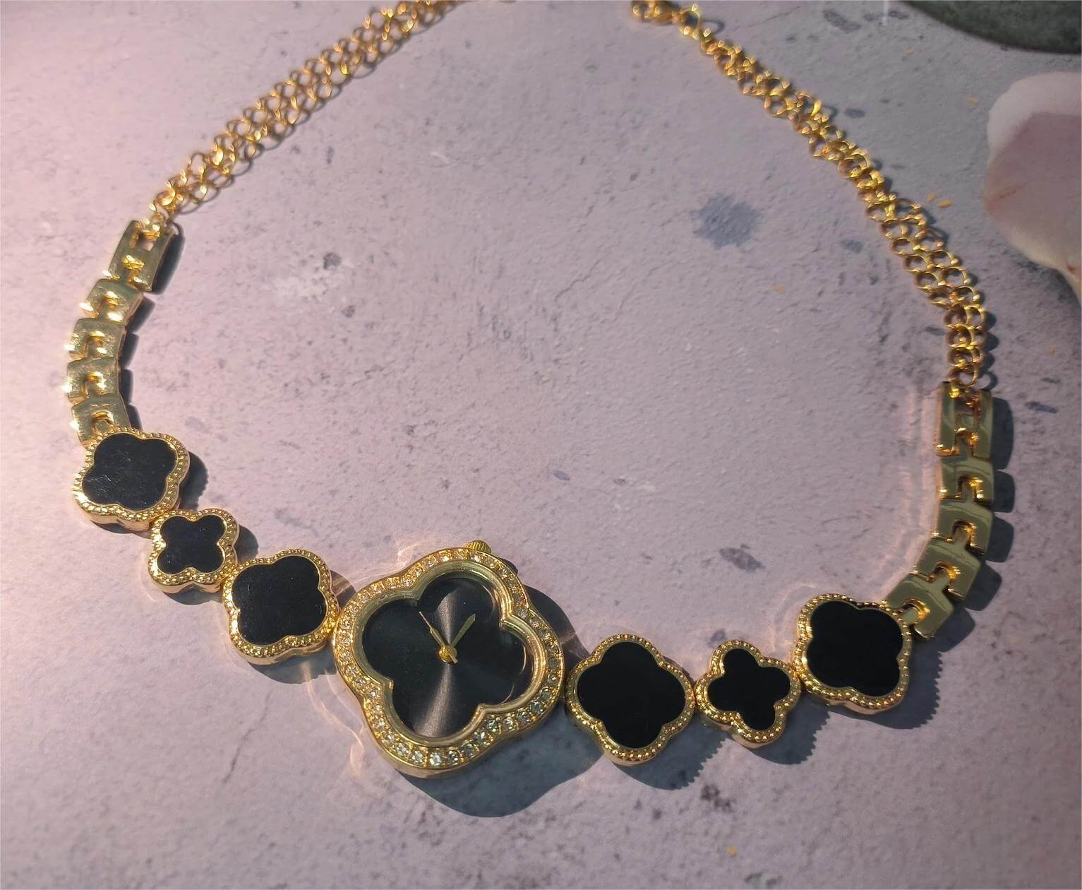 Unique handmade watch choker necklace a viral accessory loved by Billie Eilish