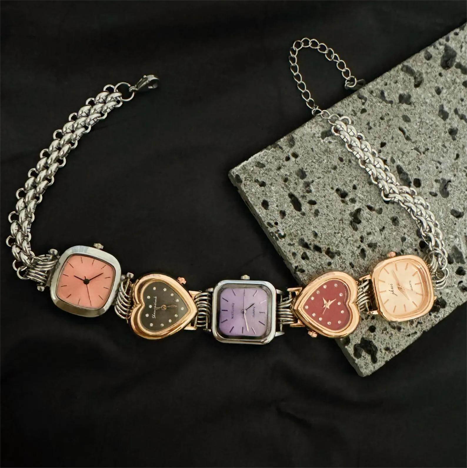 Minimalist handmade watch choker necklace perfect for streetwear fans