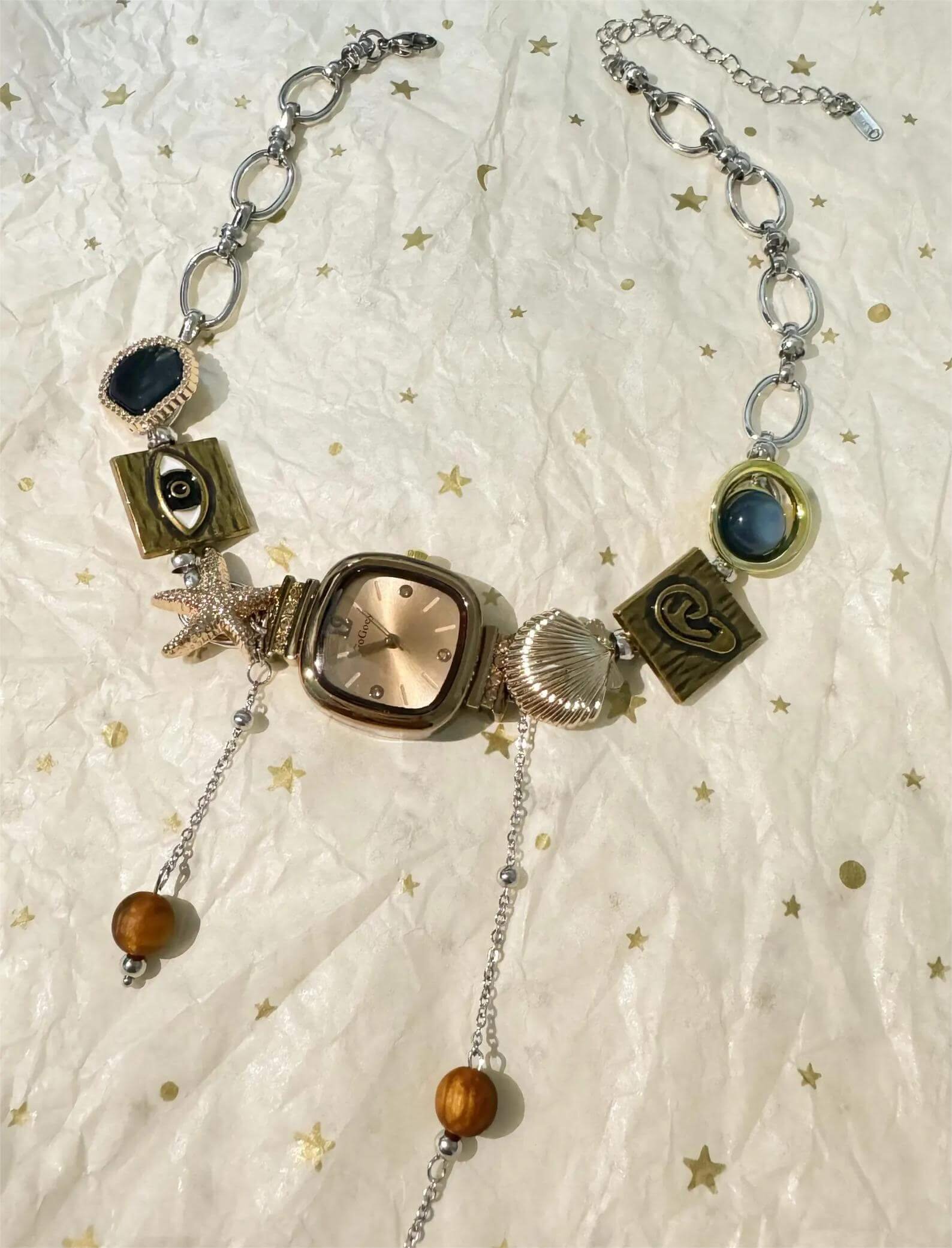 Buy luxury handmade watch choker necklace