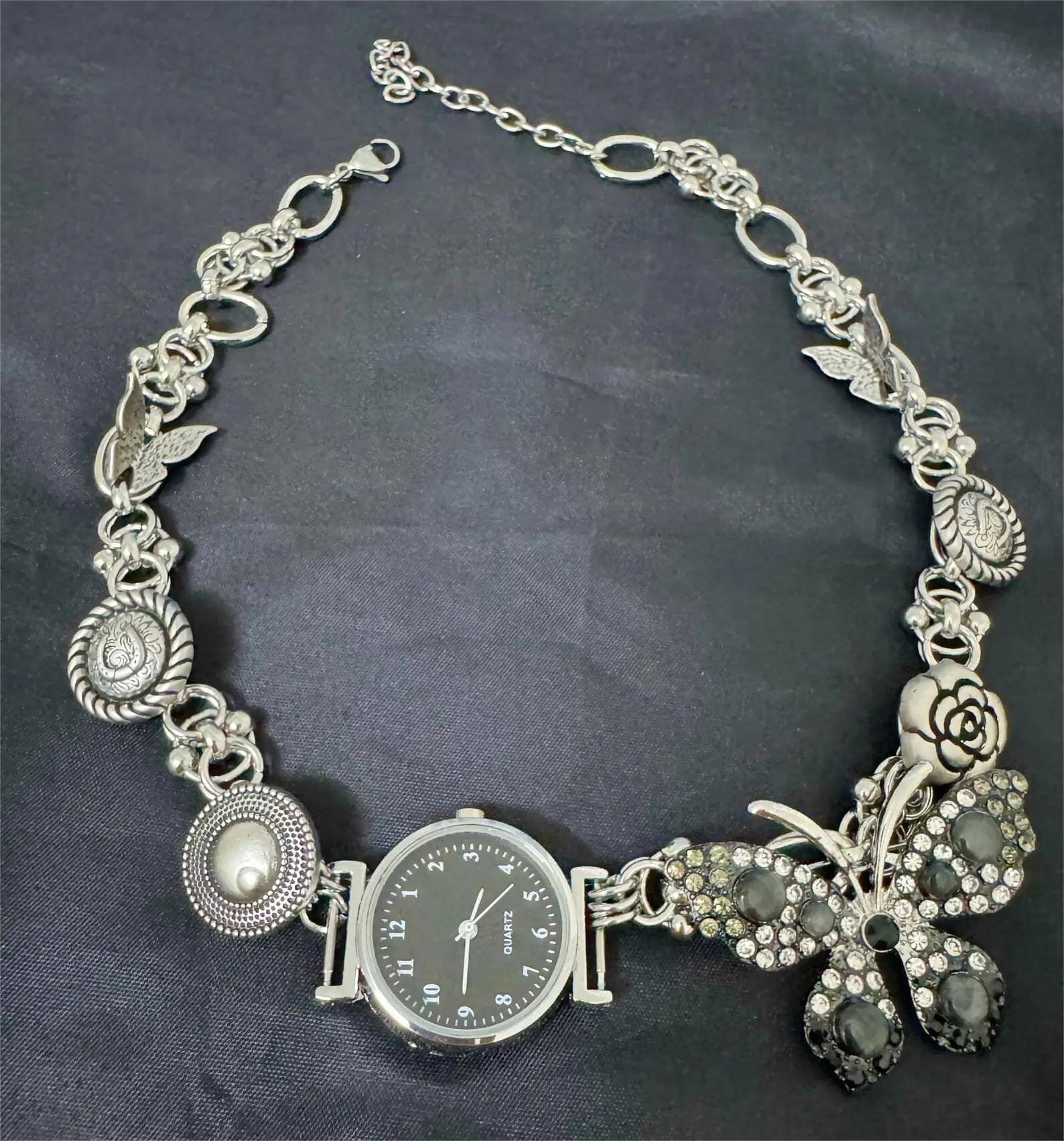 Statement handmade watch choker necklace a timeless piece inspired by Rihanna
