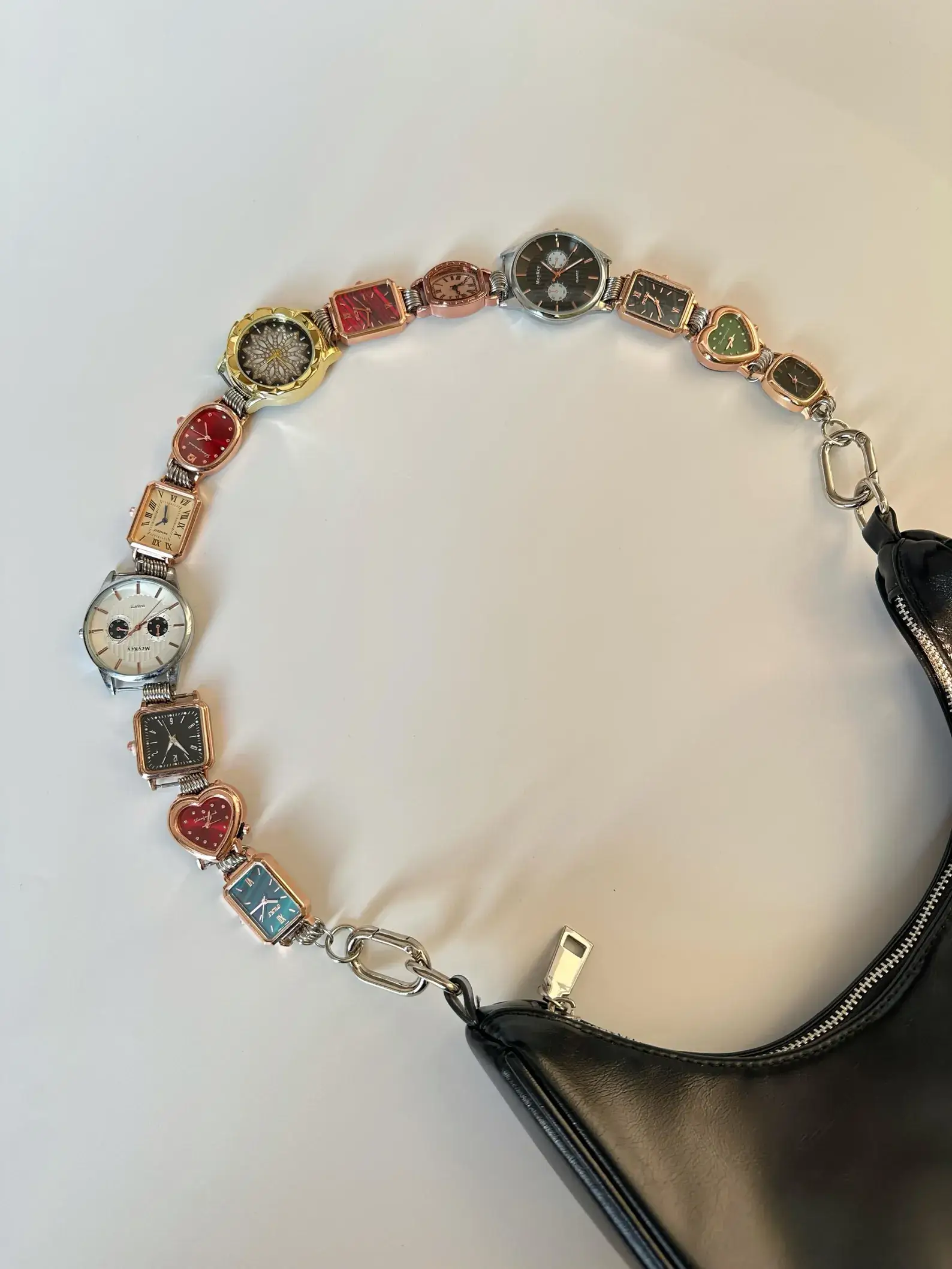 trending unique bag chain watch gift inspired by Kylie Jenner, – handmade and fashion-forward.