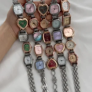 Adjustable Punk Leather Watch Choker stylish watch choker necklace