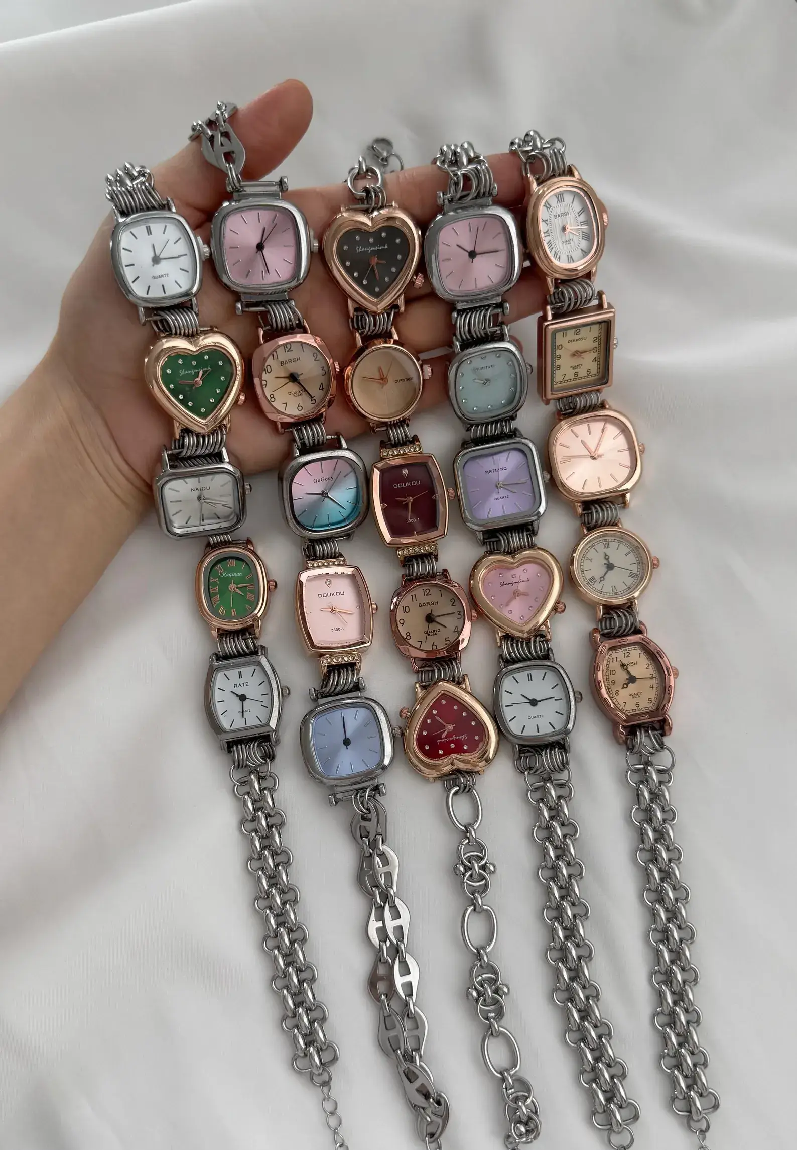 Adjustable Punk Leather Watch Choker stylish watch choker necklace
