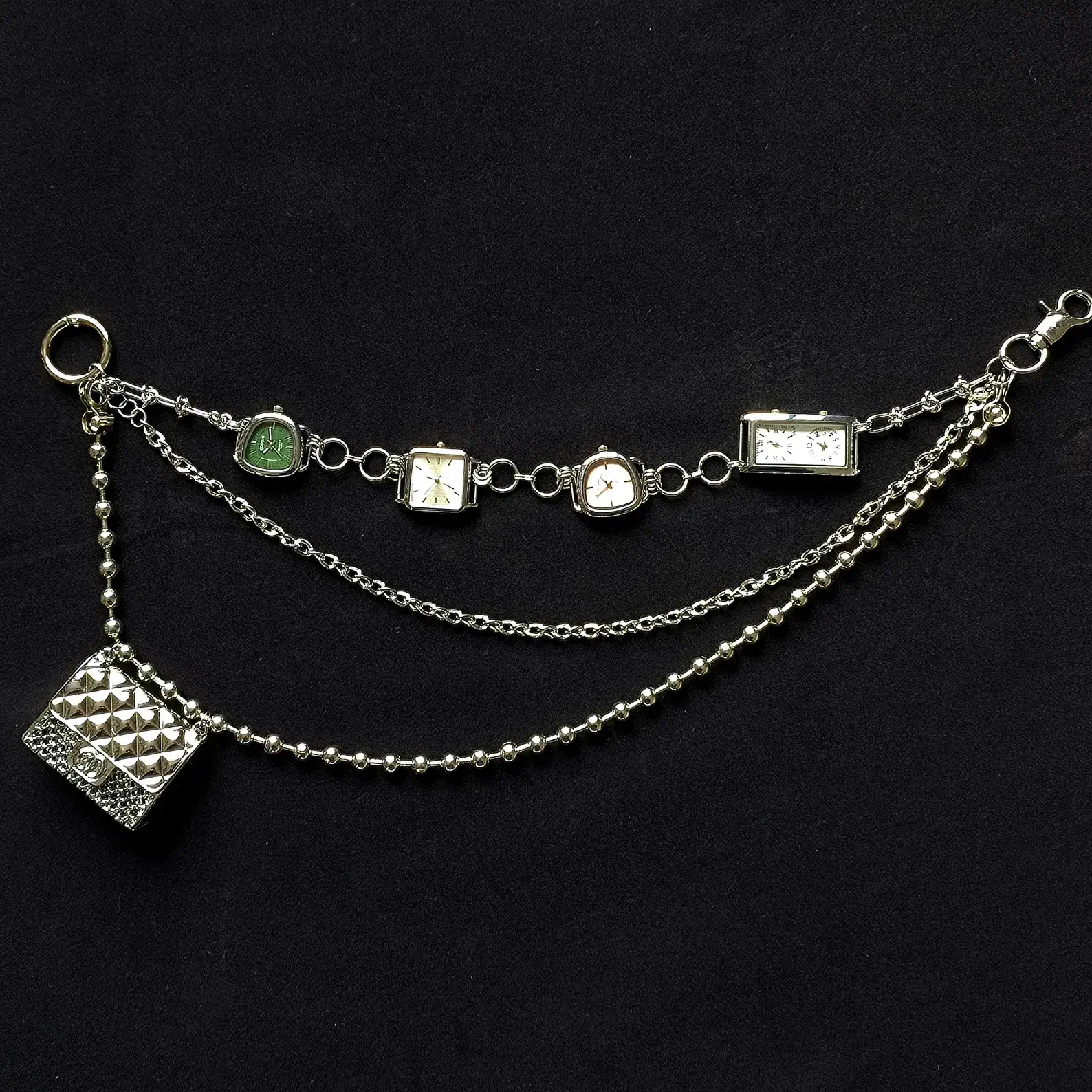 titanium y2k style watch pants chain cyberpunk streetwear jewelry 11