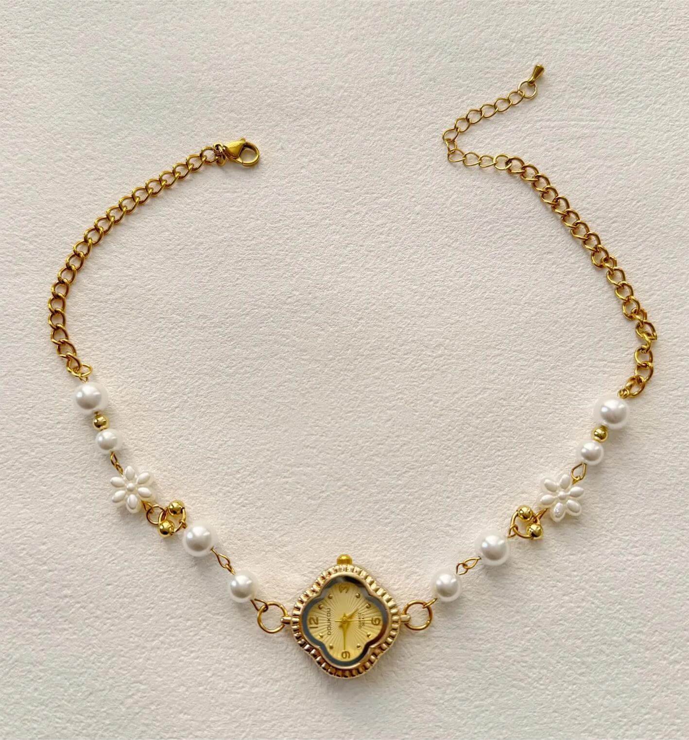 Casual Stainless Steel Watch Necklace - Image 6