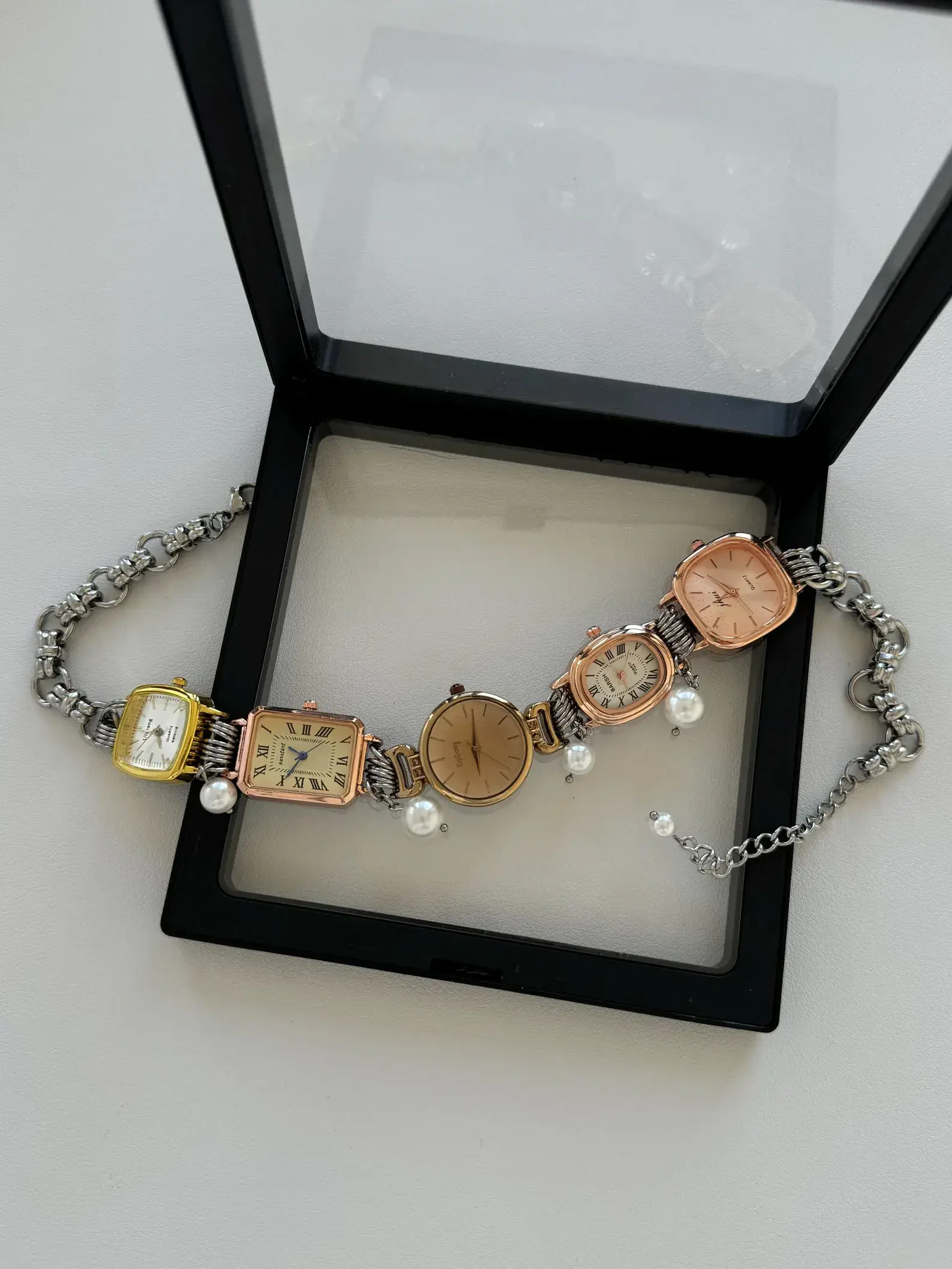 Adjustable Leather Punk Watch Choker stylish watch choker necklace