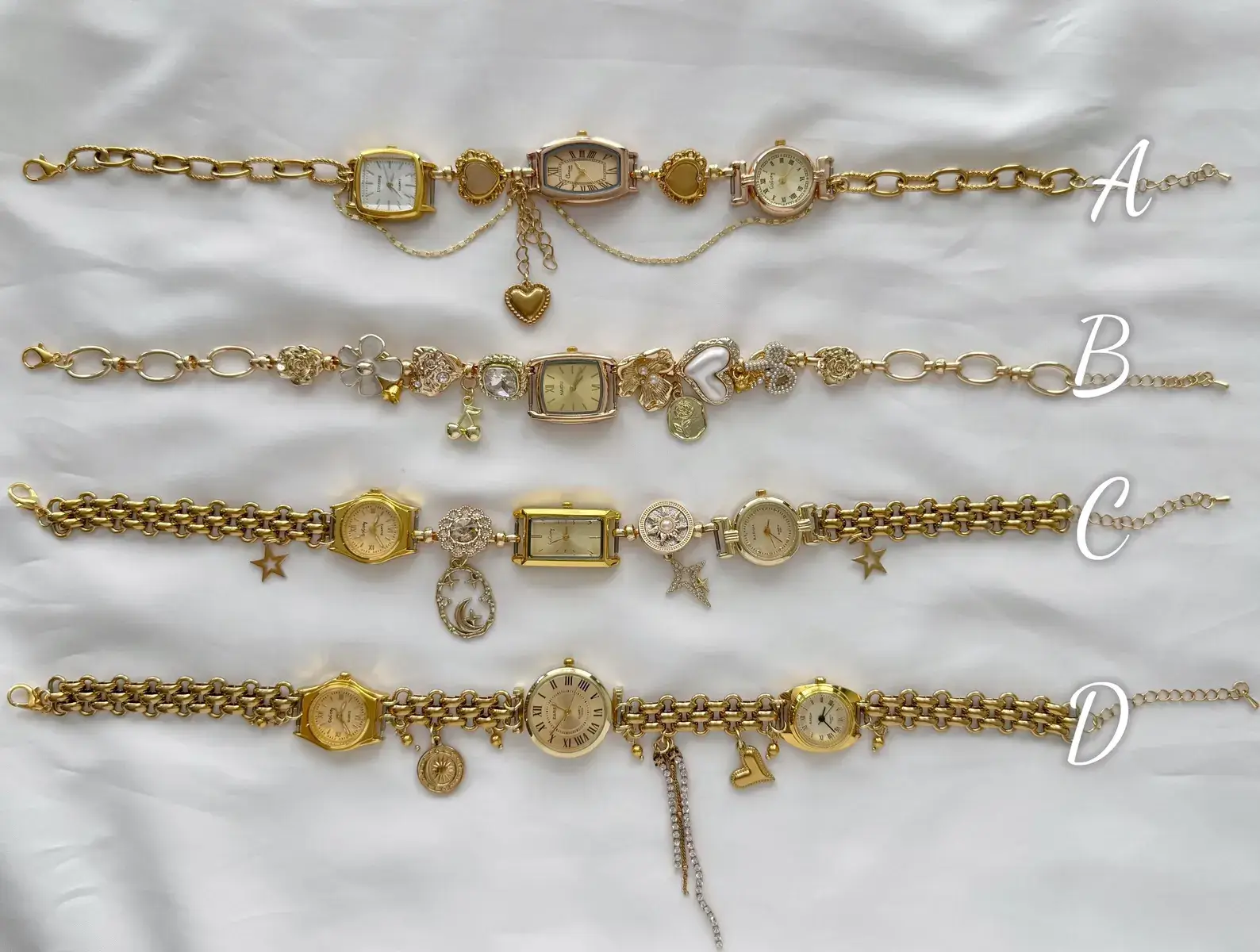 Boho Crystal Pendant Watch Necklace stylish watch choker necklace