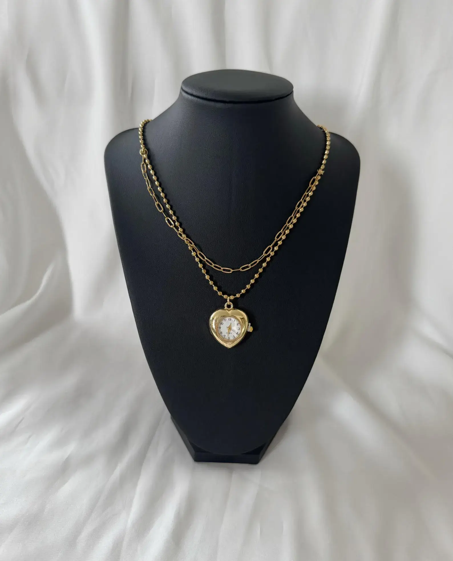 Luxury Chrome Cyberpunk Watch Necklace stylish watch choker necklace