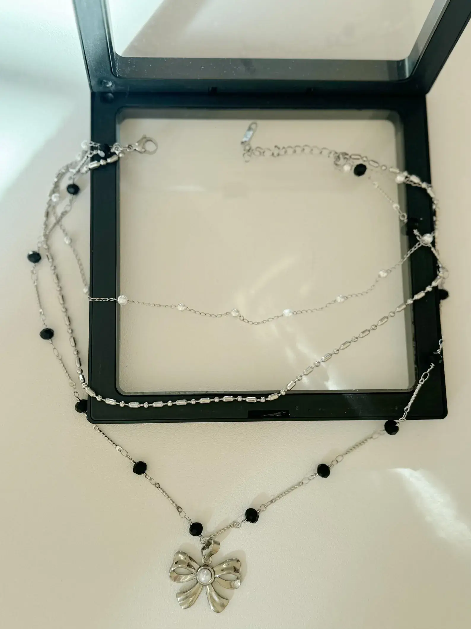 Classic Silver Cyberpunk Watch Necklace stylish watch choker necklace