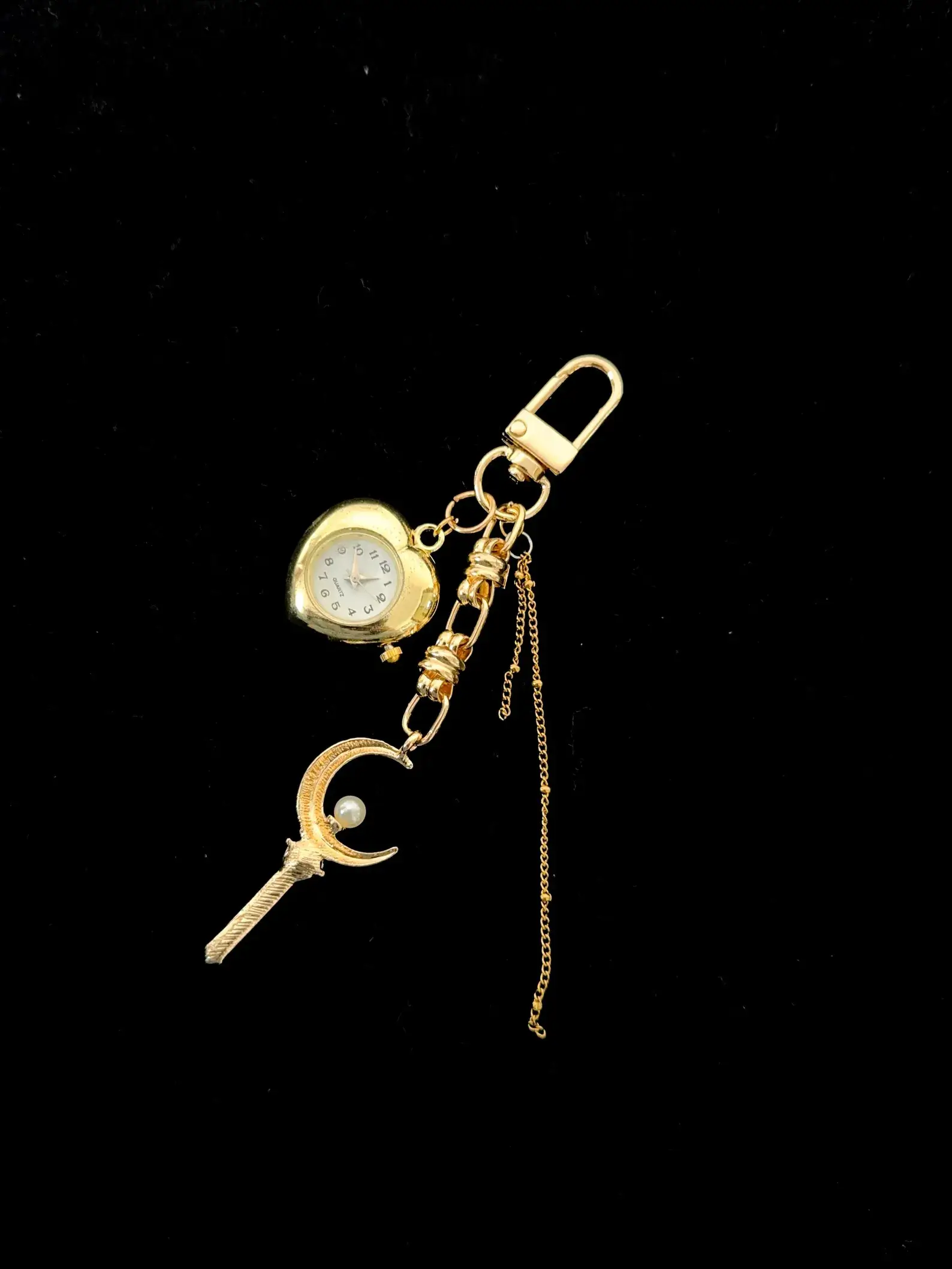 gold minimalist watch pants chain luxury streetwear jewelry