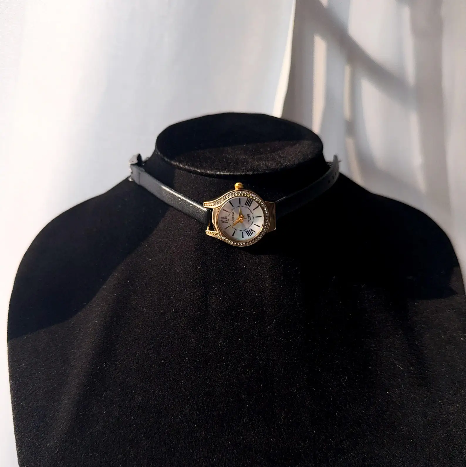 Fashion Statement Handmade Rose Gold Punk Watch Necklace stylish watch choker necklace