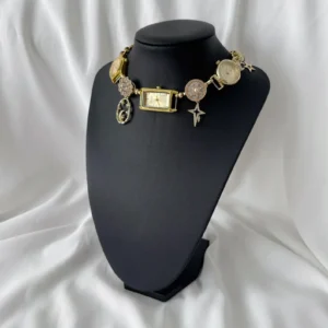 Modern Chrome Watch Choker stylish watch choker necklace