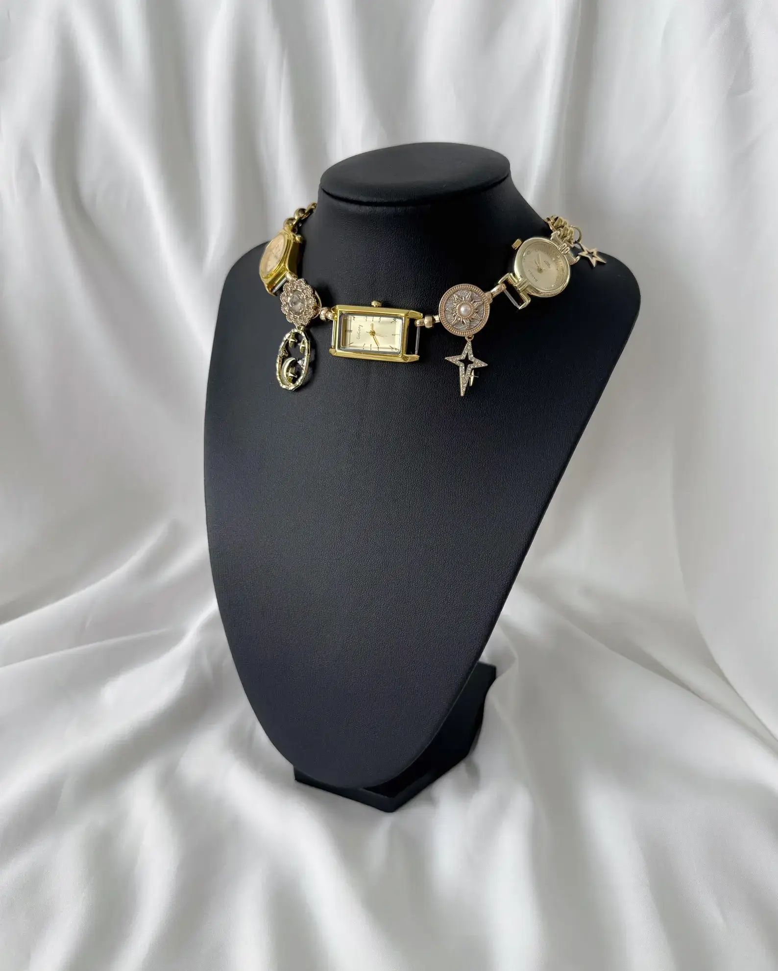 Modern Chrome Watch Choker stylish watch choker necklace