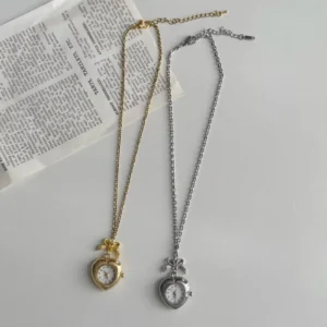 Classic Stainless Steel Watch Choker stylish watch choker necklace