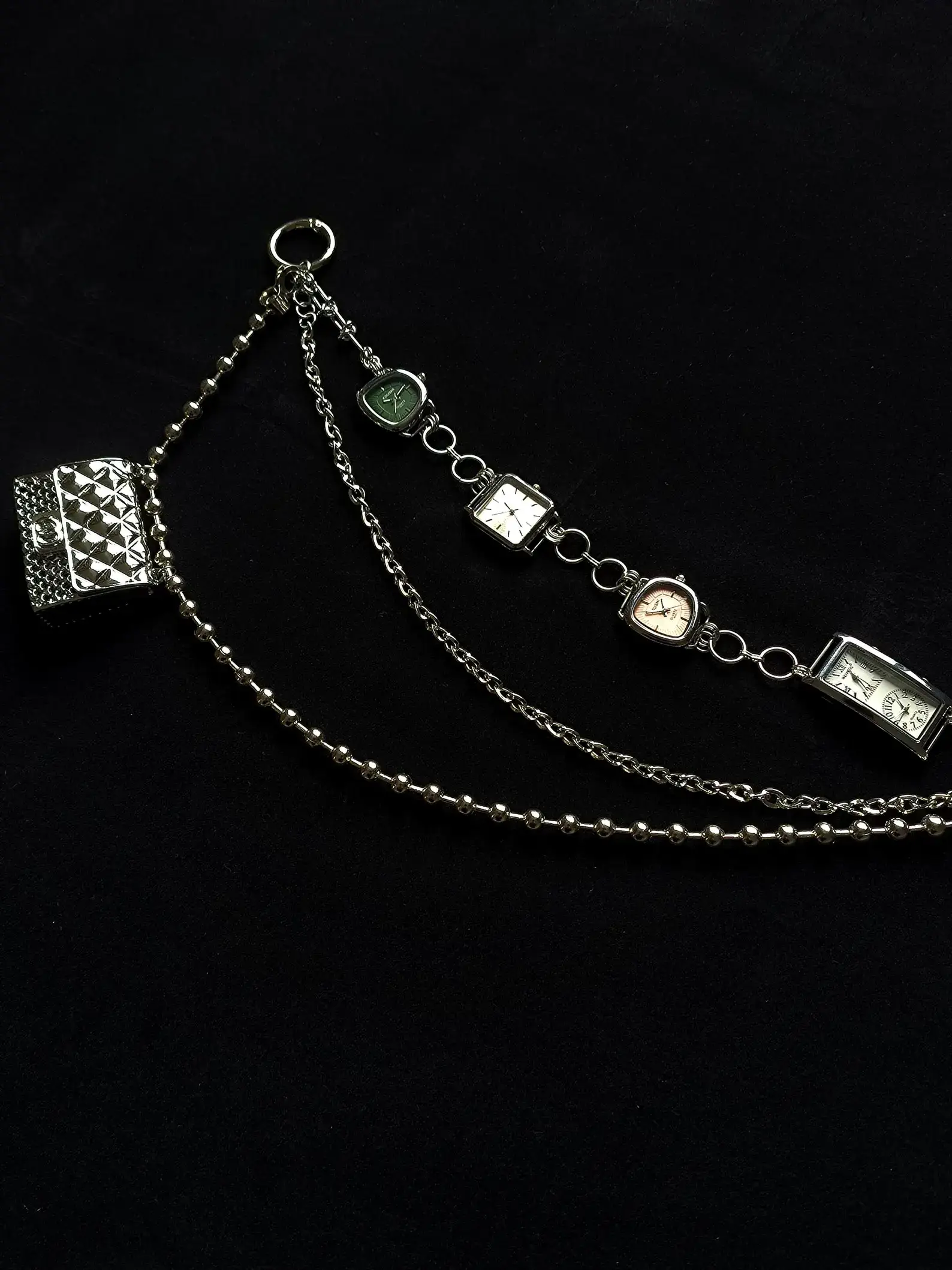 titanium y2k style watch pants chain cyberpunk streetwear jewelry 11