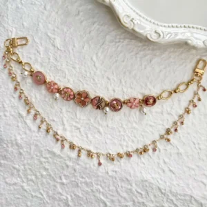 Handmade vintage gold watch bag chain styled by Taylor Swift