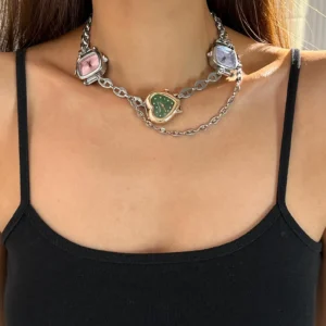 Fashionable Handmade Watch Necklace stylish watch choker necklace