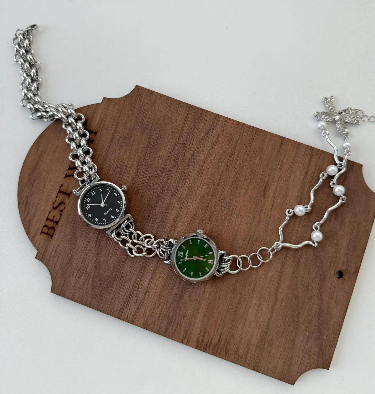 Classic Silver Punk Watch Choker stylish watch choker necklace