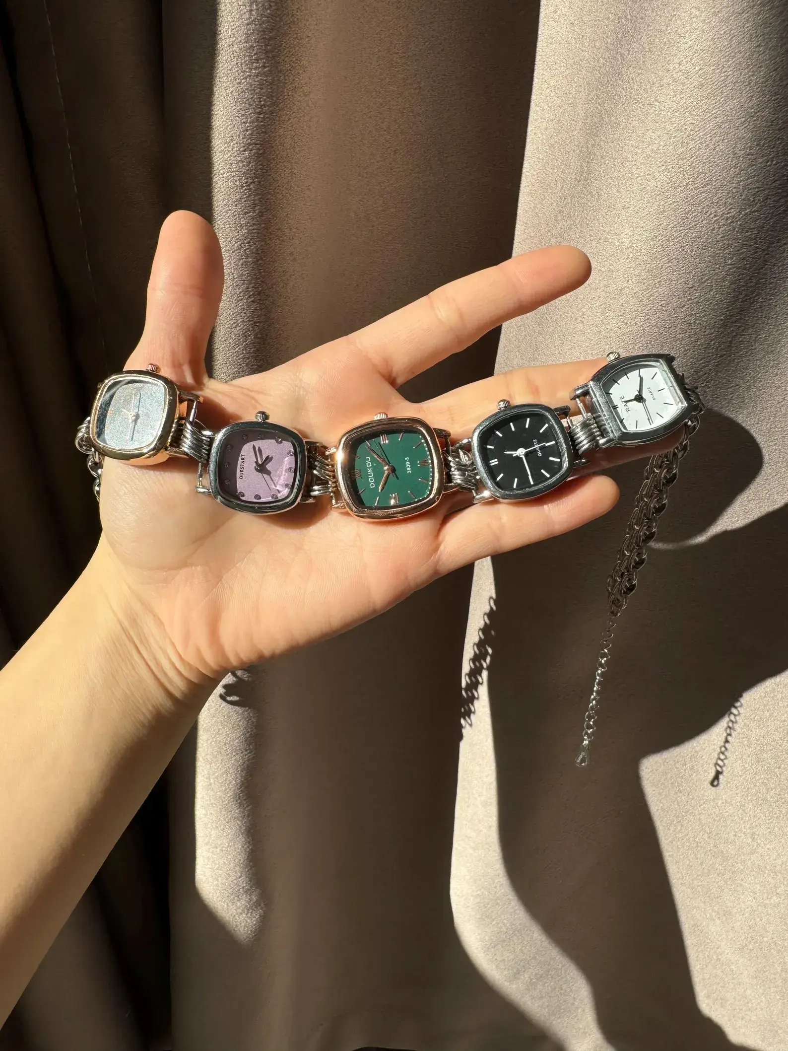 Celebrity Style Neon Cyber Watch Choker stylish watch choker necklace