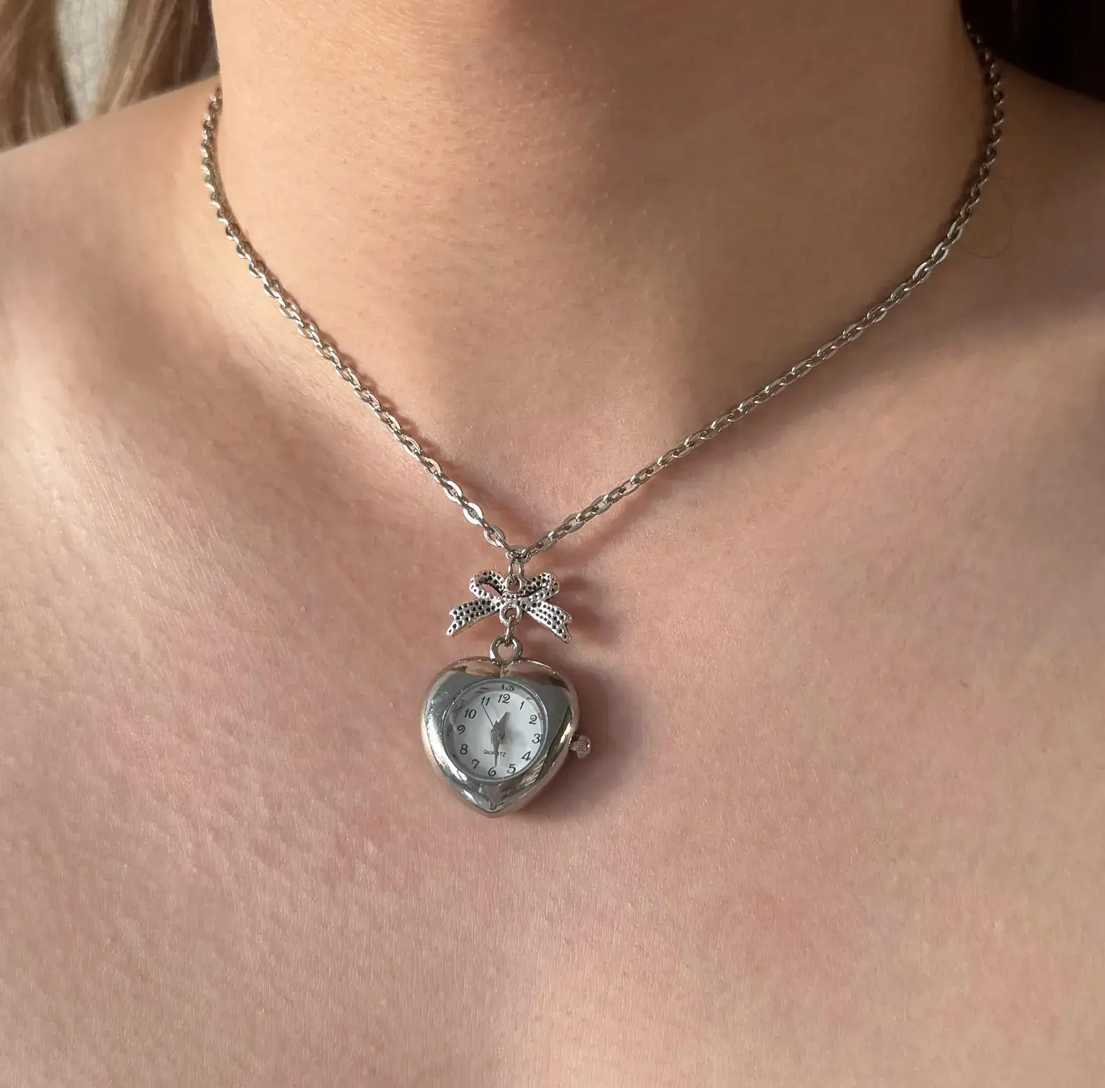 Classic Stainless Steel Watch Choker stylish watch choker necklace