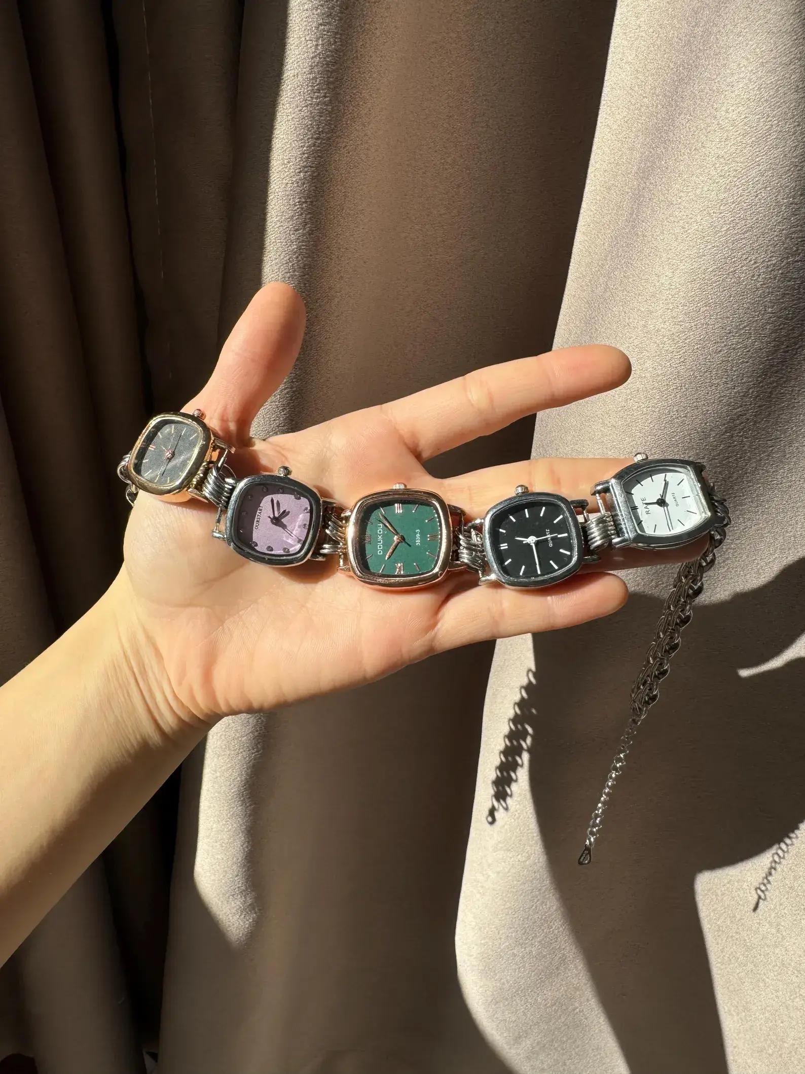 Celebrity Style Neon Cyber Watch Choker stylish watch choker necklace