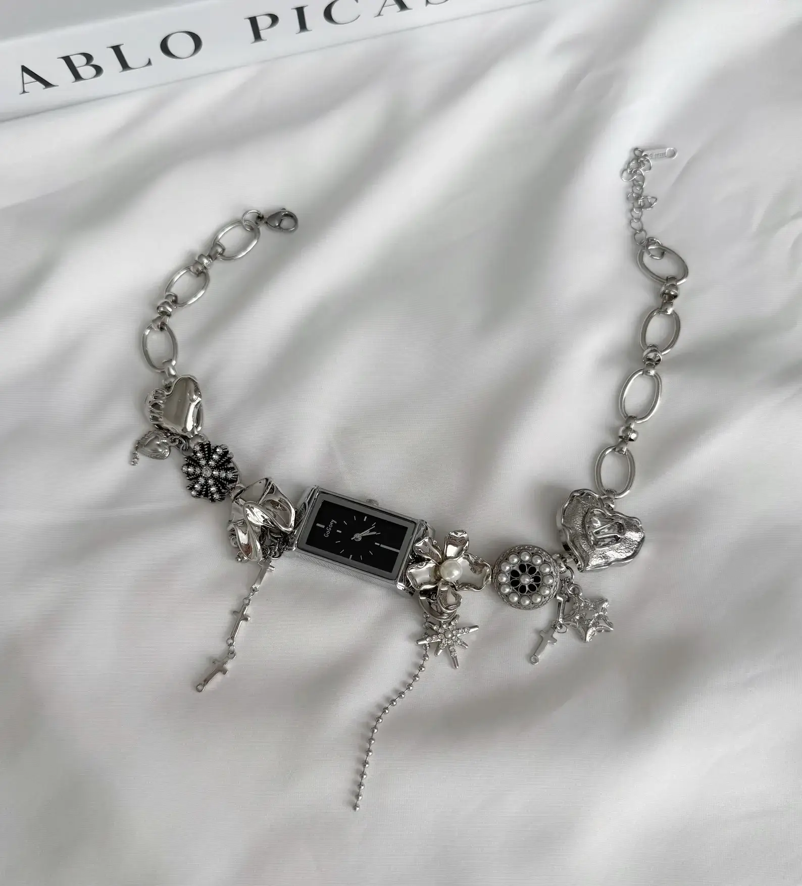 Fashion Statement Watch Necklace stylish watch choker necklace