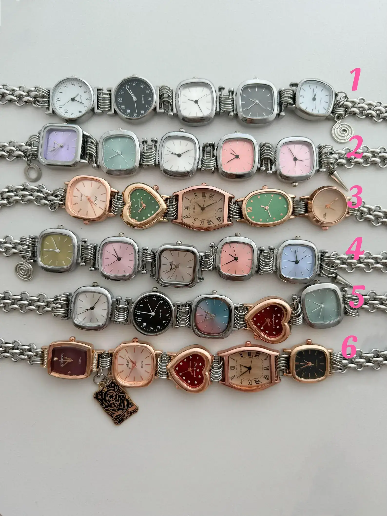 Unique Handmade Layered Watch Necklace stylish watch choker necklace