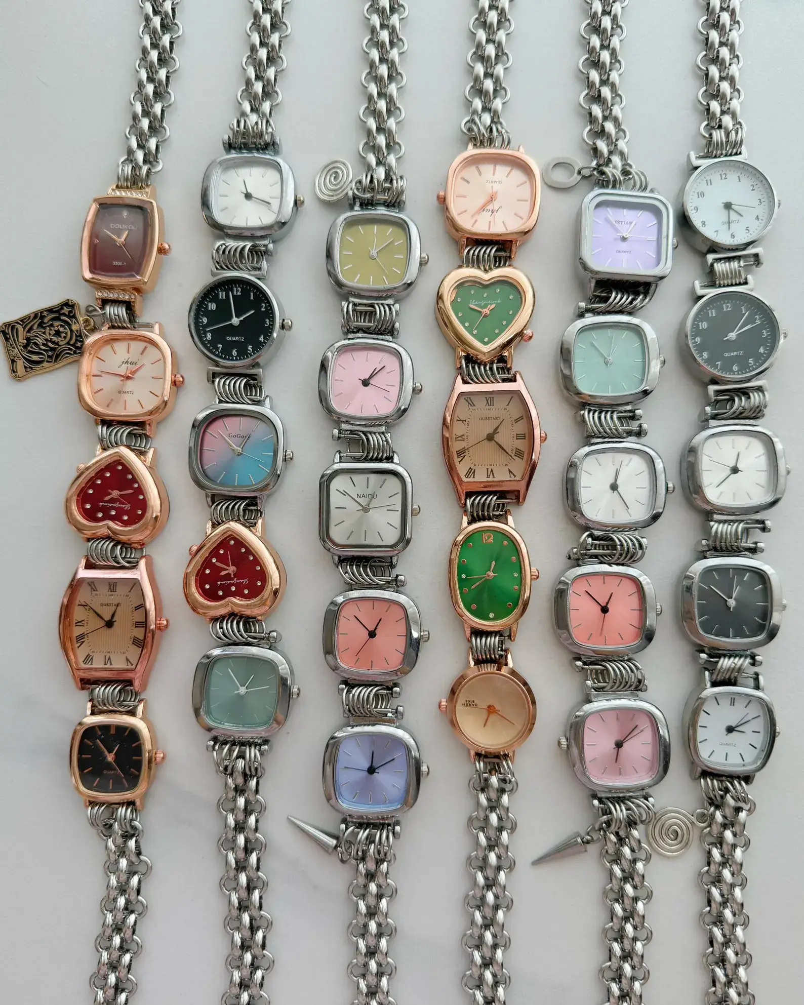 Unique Handmade Layered Watch Necklace stylish watch choker necklace