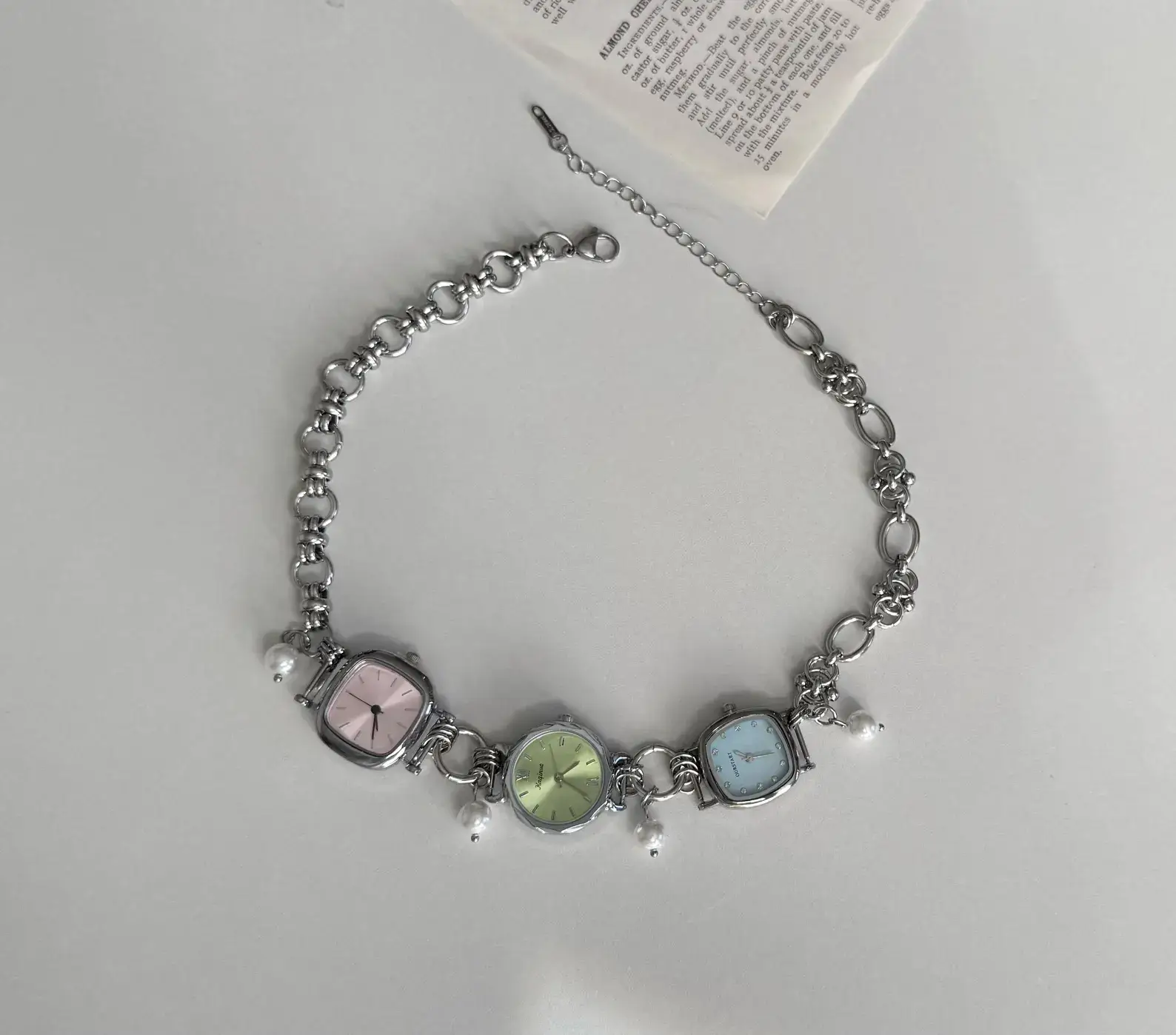 Luxury Streetwear Watch Choker stylish watch choker necklace